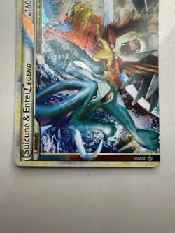 Pokemon TCG Unleashed Suicune and Entei Legend Top 94/95 Holo Card - Image 4
