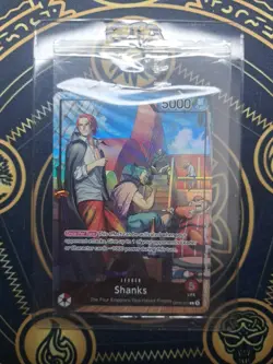 Shanks 2025 One Piece CCG July PSA Promo Card Holo OP09-001 Limited Edition - Image 1