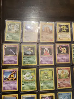 pokemon base set 17 to 102 1999 first edition french 86 card lot - Image 3
