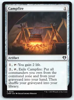 Campfire - Commander Masters - MTG - Near Mint - Image 1