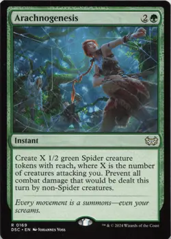 Arachnogenesis R Commander Duskmourn: House of Horror 169 LP-NM - Image 1