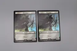 MTG - 0014 Wraith / 0007 Dragon Double Sided Token - LTC x2 - Image 4