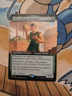 The Cabbage Merchant Non Foil Extended Art Rare MTG Avatar The Last Airbender - Image 1
