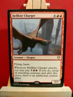 Hellkite Charger - Commander Masters - Rare - NM (See Pics) MTG - Image 1