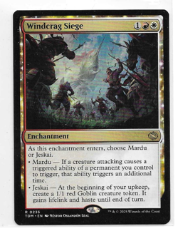Windcrag Siege - Magic the Gathering - Tarkir: Dragonstorm MTG Rare - Image 1