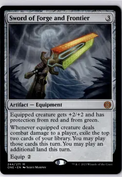 Sword of Forge and Frontier Phyrexia: All Will Be One Regular NM Mythic 244/271 - Image 1