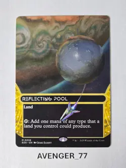 Magic MTG #0036 Reflecting Pool Borderless Edge of Eternities Stellar Sights - Image 1