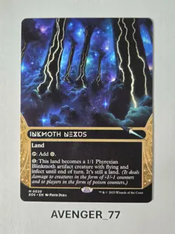 Magic The Gathering MTG #0020 Inkmoth Nexus Borderless Edge of Eternities - Image 1