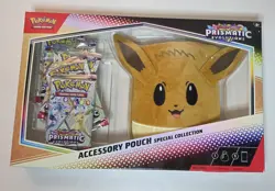 Pokemon Prismatic Evolutions Accessory Pouch Special Collection Sealed - Image 1