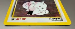 POKEMON TCG CLEFAIRY 5/102 RARE HOLO BASE SET AVERAGE MODERATE/HEAVY PLAY - Image 4