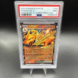 Charizard EX Psa 9 2024 Pokemon TCG Black Star Promo #161 Super Premium - Image 1