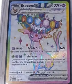 Espeon EX Black Star Promo 175 Pokemon TCG Prismatic Evolutions - Image 1