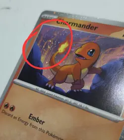 🌀Charmander SVP047 Swirl Cosmos Holo Black Star 151 Promo Pokemon NM/M Unplayed - Image 1