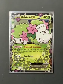Shaymin EX XY148 Generations Holo Black Star Promo 2016 Pokemon TCG Ultra Rare - Image 1