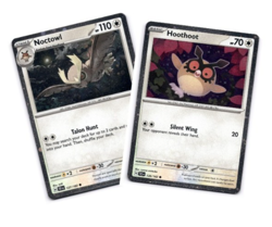 Hoothoot Noctowl NM Cosmos Holo Temporal Forces 126 127/162 Pokemon TCG Holo - Image 1