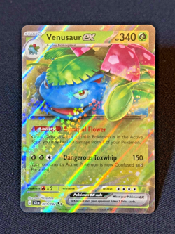 Venusaur ex 001/142 Sv07: Stellar Crown Holo Pokemon TCG - NM - Image 1
