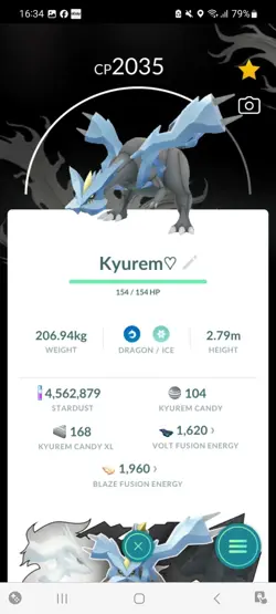 Pokemon Go Legendary Kyurem ( Normal ) ( Background) - Image 1
