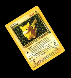 1999 WOTC Pokemon PIKACHU BLACK STAR PROMO #1 NM NEAR MINT! - Image 1