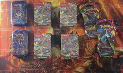 Pokemon Mega Evolution Phantasmal Flames LOT; Booster Bundles, Tins, sleeves - Image 1