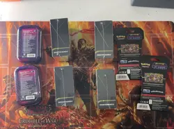 Pokemon Mega Evolution Phantasmal Flames LOT; Booster Bundles, Tins, sleeves - Image 4