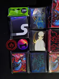 Pokemon TCG Playmat/Sleeves/Deck box/Coin Lot - Image 2