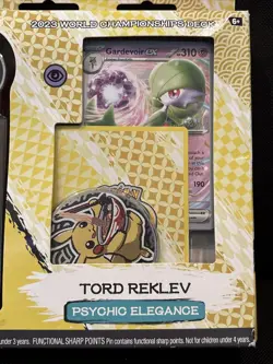 Pokemon TCG 2023 World Championships Deck Tord Reklev Psychic Elegance Sealed - Image 4