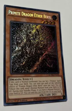 Yu Gi Oh - PRIMITE DRAGON ETHER BERYL - BLMM-EN130 - Secret US - NM/M F - Image 2