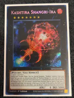 Yugioh Kashtira Shangri-Ira Prismatic Secret MP23-EN190 1st Near Mint - Image 1