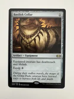 Basilisk Collar MTG Magic the Gathering Card NM Near Mint 2XM - Image 1
