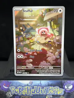 Pokemon Card Stufful 154/132 Illustration Rare Mega Evolution Base Set NM - Image 1