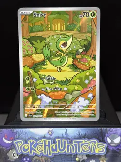 Pokemon Card Snivy 087/086 Black Bolt Holo Illustration Rare English Near Mint - Image 1