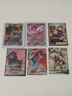Pokemon Salamence Full Art/Mew Ex/Gumshoos Illustration Rare/Full Art Holo Cards - Image 1