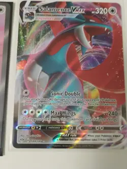 Pokemon Salamence Full Art/Mew Ex/Gumshoos Illustration Rare/Full Art Holo Cards - Image 3