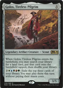 Golos, Tireless Pilgrim R Core Set 2020 226 - LP MTG - Image 1