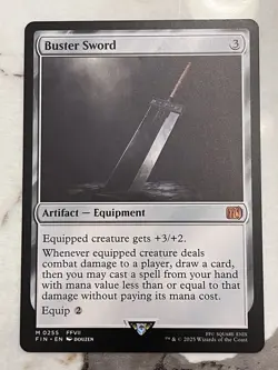 Buster Sword - MTG: Final Fantasy, Regular - Image 1