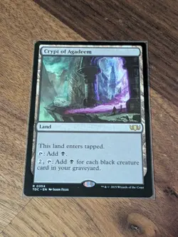 MTG Crypt of Agadeem - Commander: Tarkir: Dragonstorm NM - Image 1