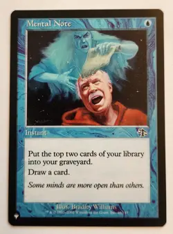 Mental Note Judgment the List Regular #46 NM+ - Image 1