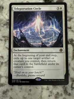 Mtg Teleportation Circle - NM MTG Adventures in the Forgotten Realms AFR - Image 1