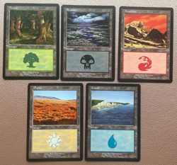 Euro lands from the purple pack MTG Magic the gathering - Image 1