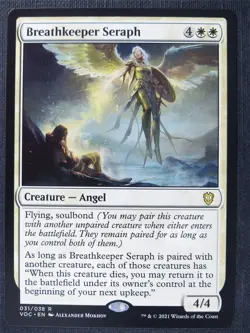 Breathkeeper Seraph - Crimson Vow - Mtg Card #2GH - Image 1