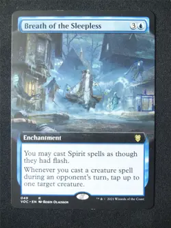 Breath of the Sleepless Extended Art - VOC - Mtg Card #5JA - Image 1