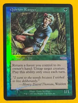 MTG QUIRION RANGER (Foil) FNM Promo (OldManMTG 007-930) - Image 1