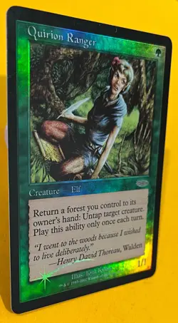 MTG QUIRION RANGER (Foil) FNM Promo (OldManMTG 007-930) - Image 3