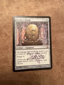 1x MP MTG Pariah's Shield signed by Doug Chaffee - Image 1