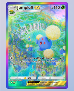 Jumpluff Rainbow Rare 2?, Pokemon TCG Pocket, Secluded Springs, English - Image 1