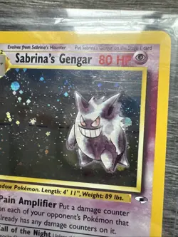 Pokemon TCG Sabrina's Gengar 14/132 Unlimited Holo Card Gym Heroes - Image 3