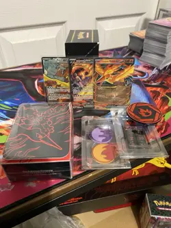 Pokemon TCG Team Rocket's Moltres ex Destined Rivals Stamped UPC Promo SET - Image 1