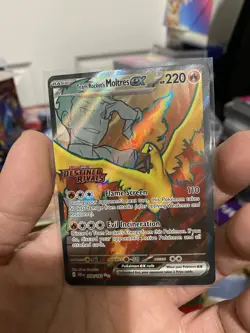 Pokemon TCG Team Rocket's Moltres ex Destined Rivals Stamped UPC Promo SET - Image 4