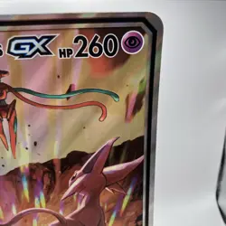 Pokemon TCG Jumbo Espeon & Deoxys GX SM240 Black Star Promo Card 2020 - Image 3