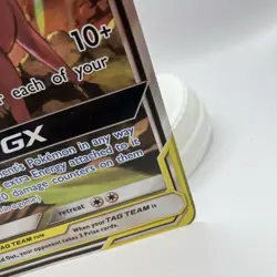 Pokemon TCG Jumbo Espeon & Deoxys GX SM240 Black Star Promo Card 2020 - Image 4